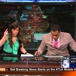 Aardbeving in TV-studio