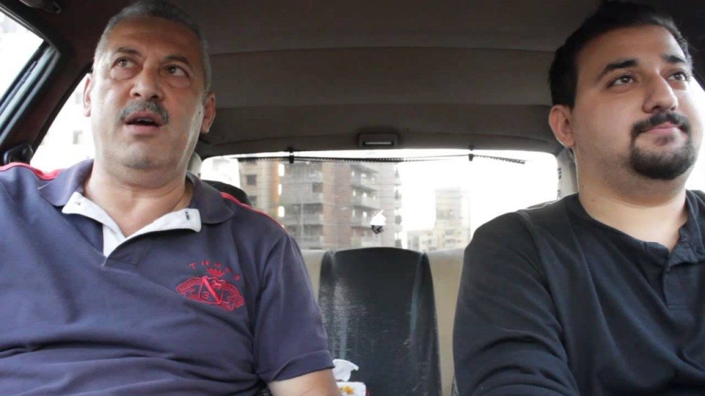 Auto leren rijden met vader