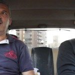 Auto leren rijden met vader