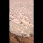 Bizarre rivier van zand