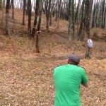 Boom rekent af met schutters