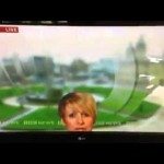 Cameraman valt in slaap