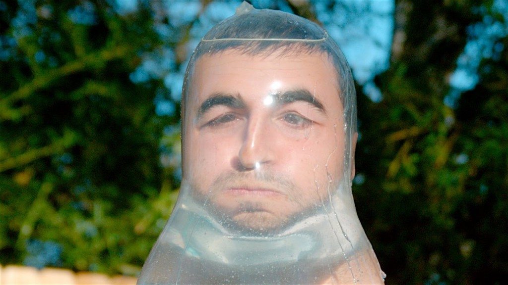 Condom Challenge in slow motion