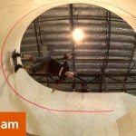 De horizontale skateboardloop