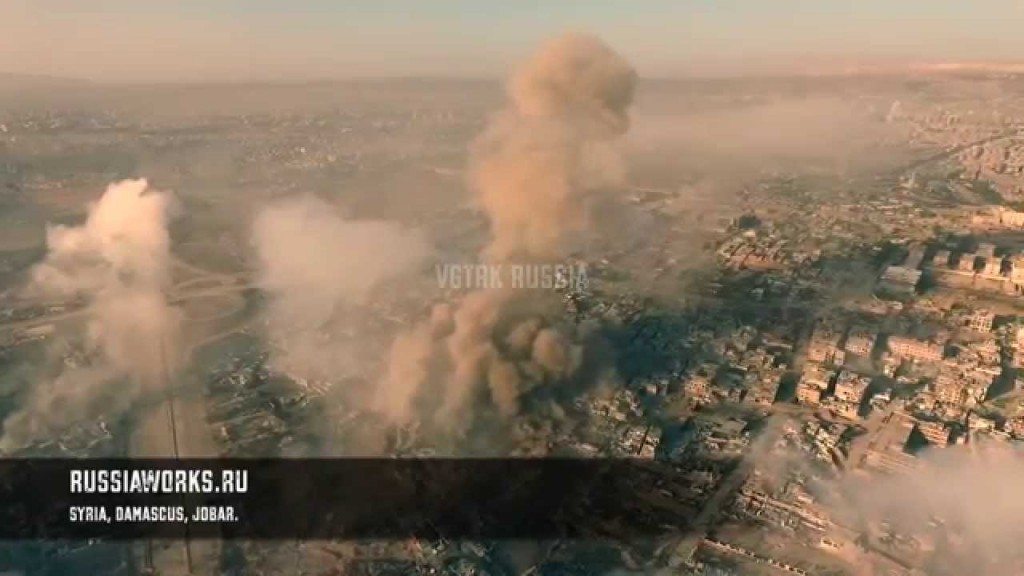 De totale verwoesting van Damascus