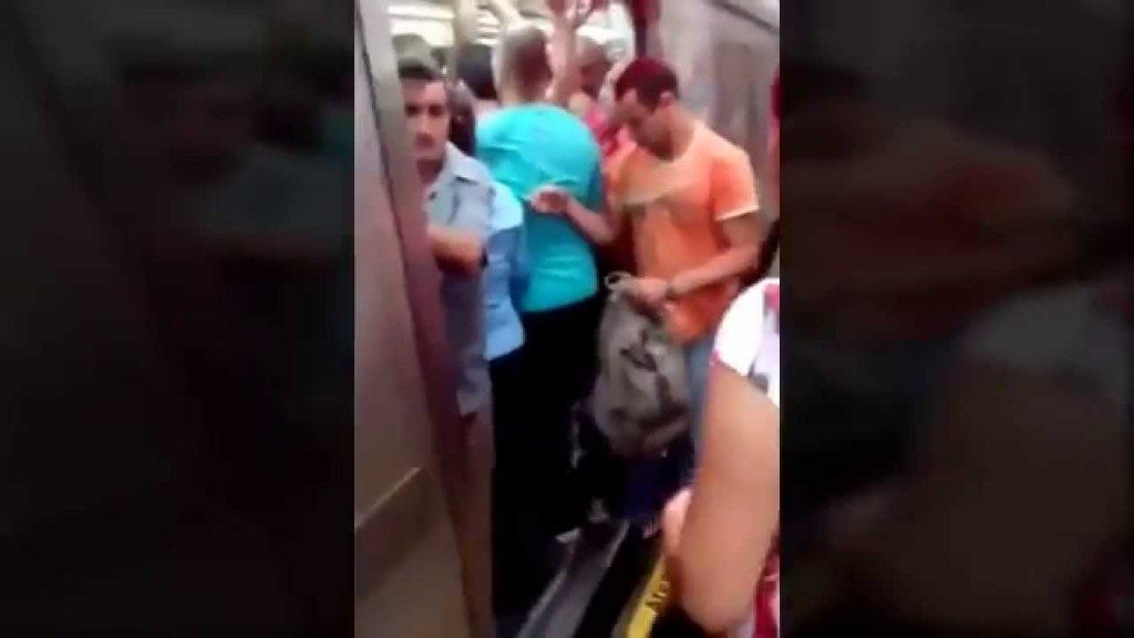 Deur trein geblokkeerd