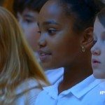 Flashmob in Parijs winkelcentrum