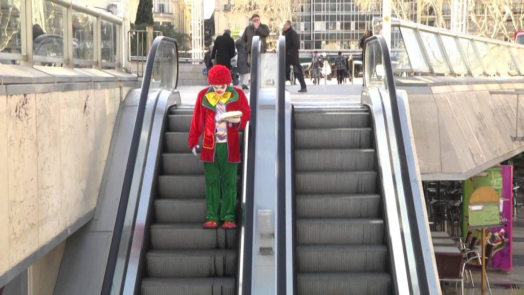 Flauwe grap met taart