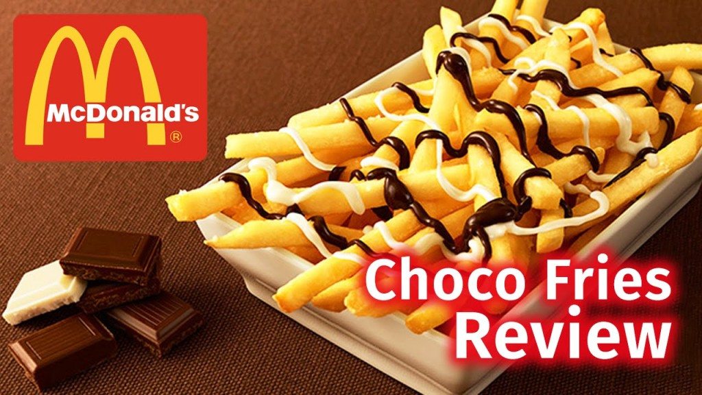 Frietjes met chocolade