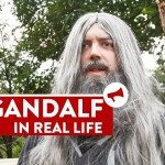 Gandalf in het park