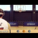 Gareth Bale kan ook basketballen