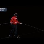 Geblinddoekt koorddansen