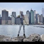 Gebodypainte skyline New York
