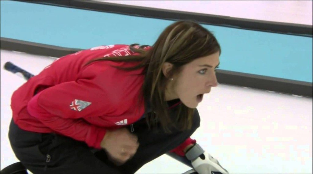 Gekreun van de curlingvrouwen
