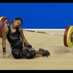 Gewichthefster verliest bewustzijn