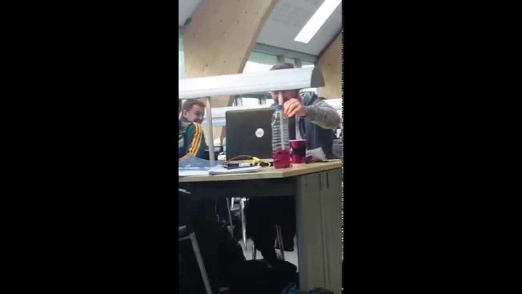 Grapje van medestudenten