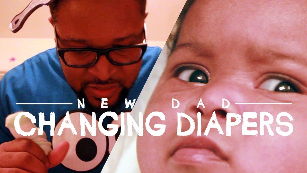 Het verversen van de luier