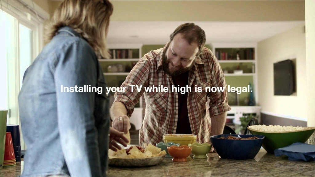 High een TV installeren