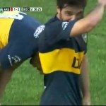 Horrortackle van Carloz Tevez