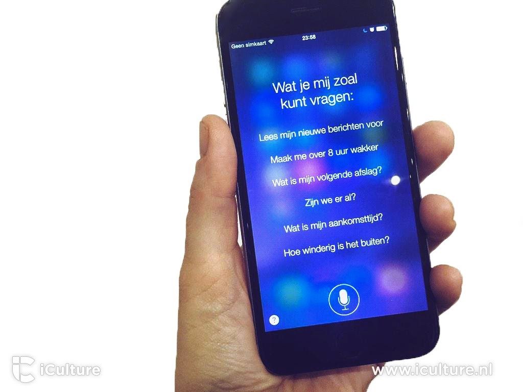 iPhone siri in het Nederlands
