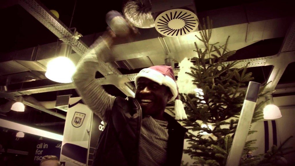 John van den Brom als kerstman