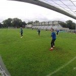 Knappe omhaal doelman