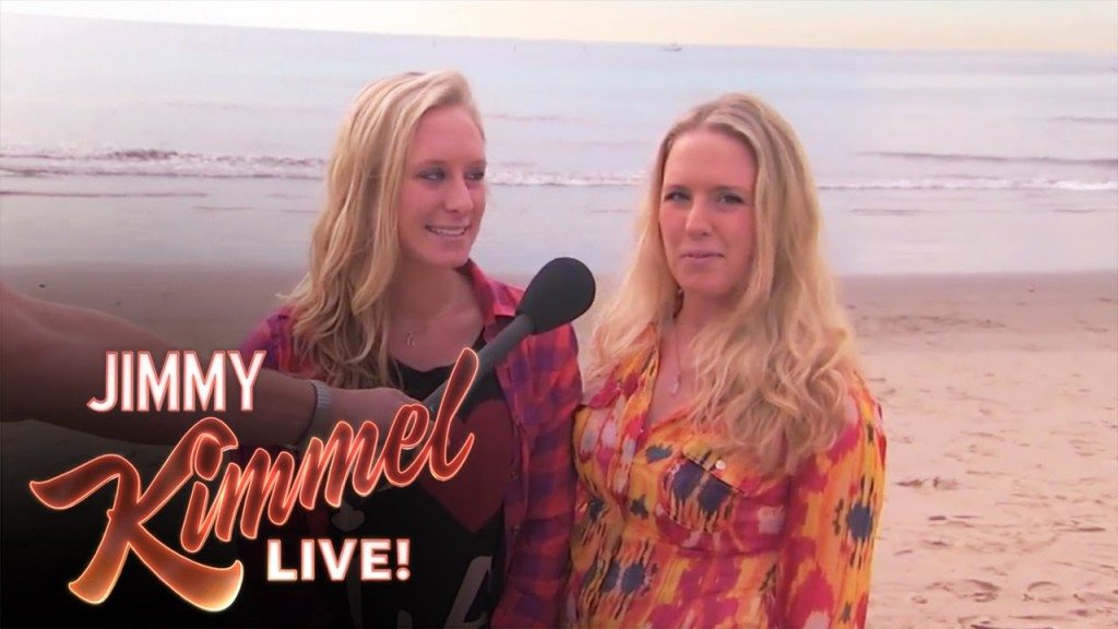 Koude verrassing op het strand