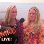 Koude verrassing op het strand