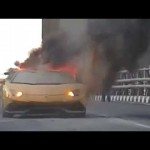 Lamborghini gaat in vlammen op