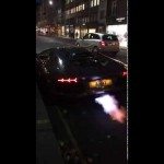 Lamborghini vliegt in brand