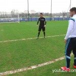 Latje trappen met Eden Hazard