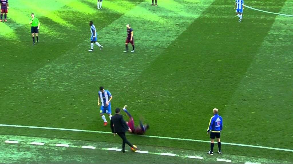 Luis Enrique doet rabona