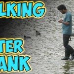 Man wandelt over water