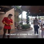 Meisje kwaad op Gaston