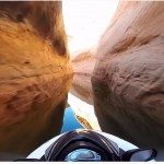 Met de jetski door de canyon
