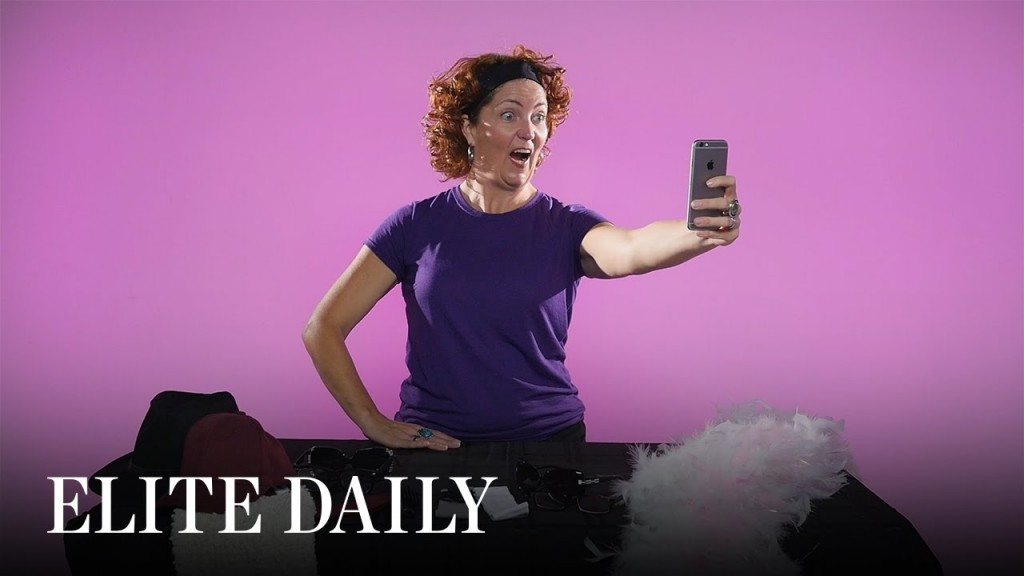 Moeders nemen selfies zoals hun dochter