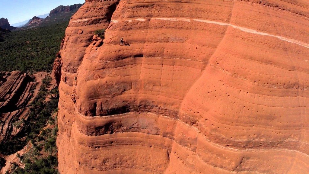 Mountainbiken op de white line