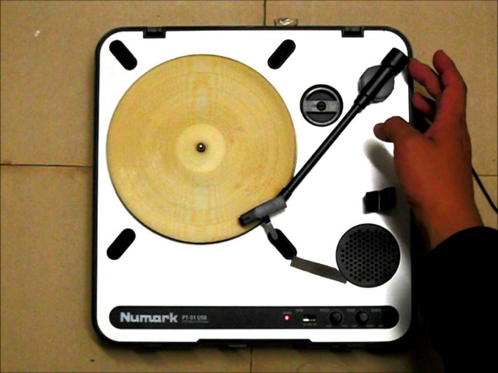Muziek afspelen op een tortilla