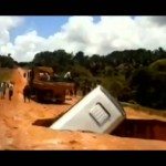 Net op tijd uit de bus