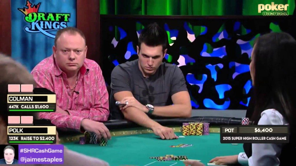 Nog nooit gezien in het professionele poker