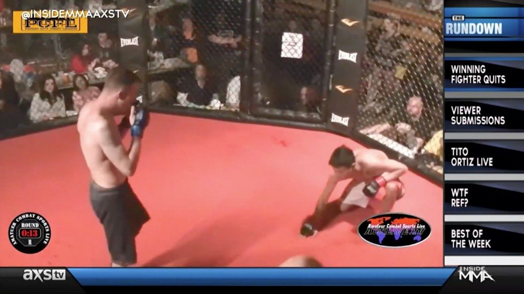 Onverwacht einde amateurgevecht