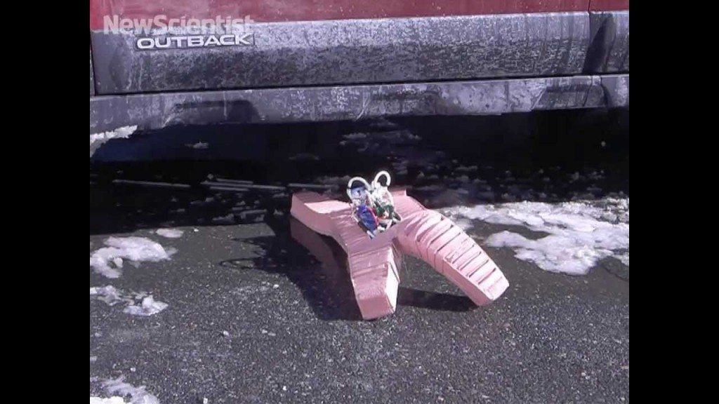 Onverwoestbare rubberen robot