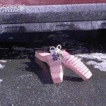 Onverwoestbare rubberen robot