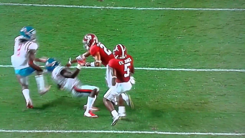 Opmerkelijke touchdown