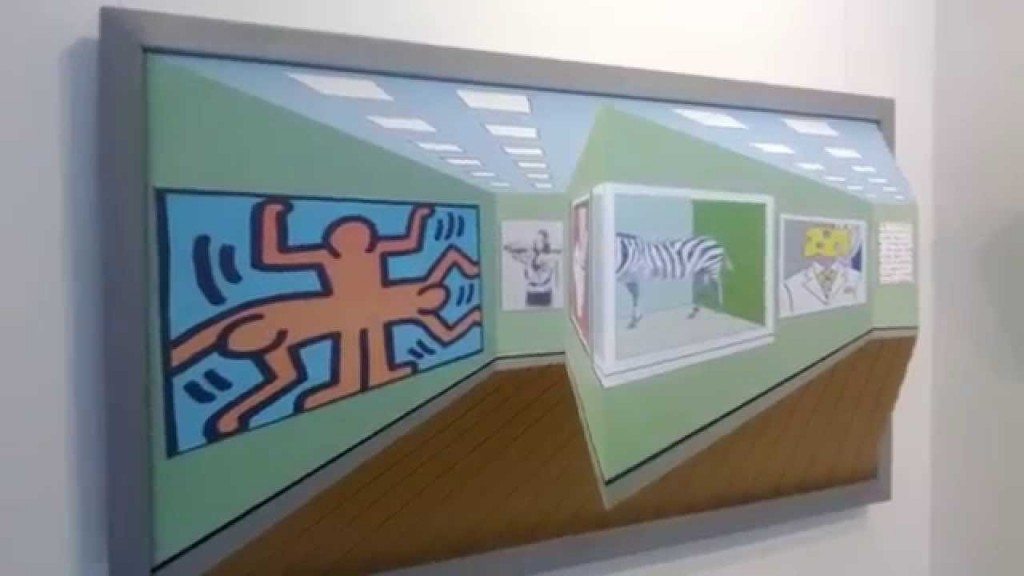 Optische illusie in schilderij