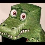 Optische T-rex illusie