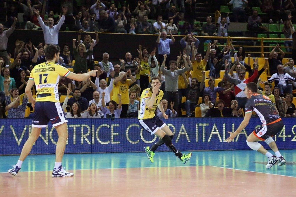 Prachtig punt in Italiaanse volleybalcompetitie