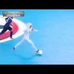 Prachtige goal in het vrouwenfutsal