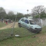 Race marshal bijna dood