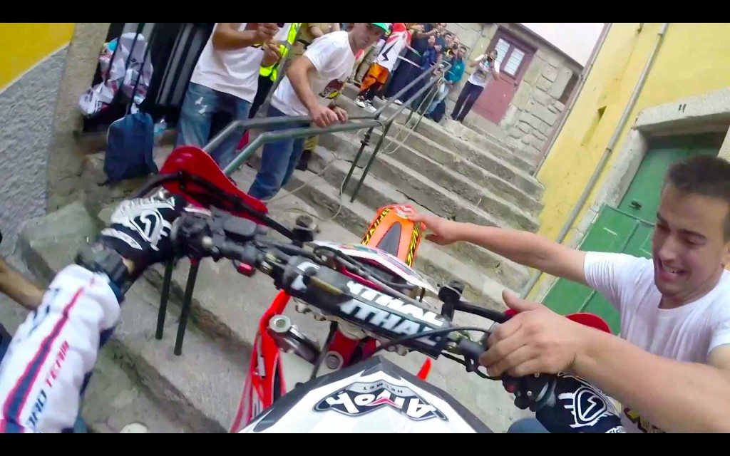 Racen door nauwe straatjes